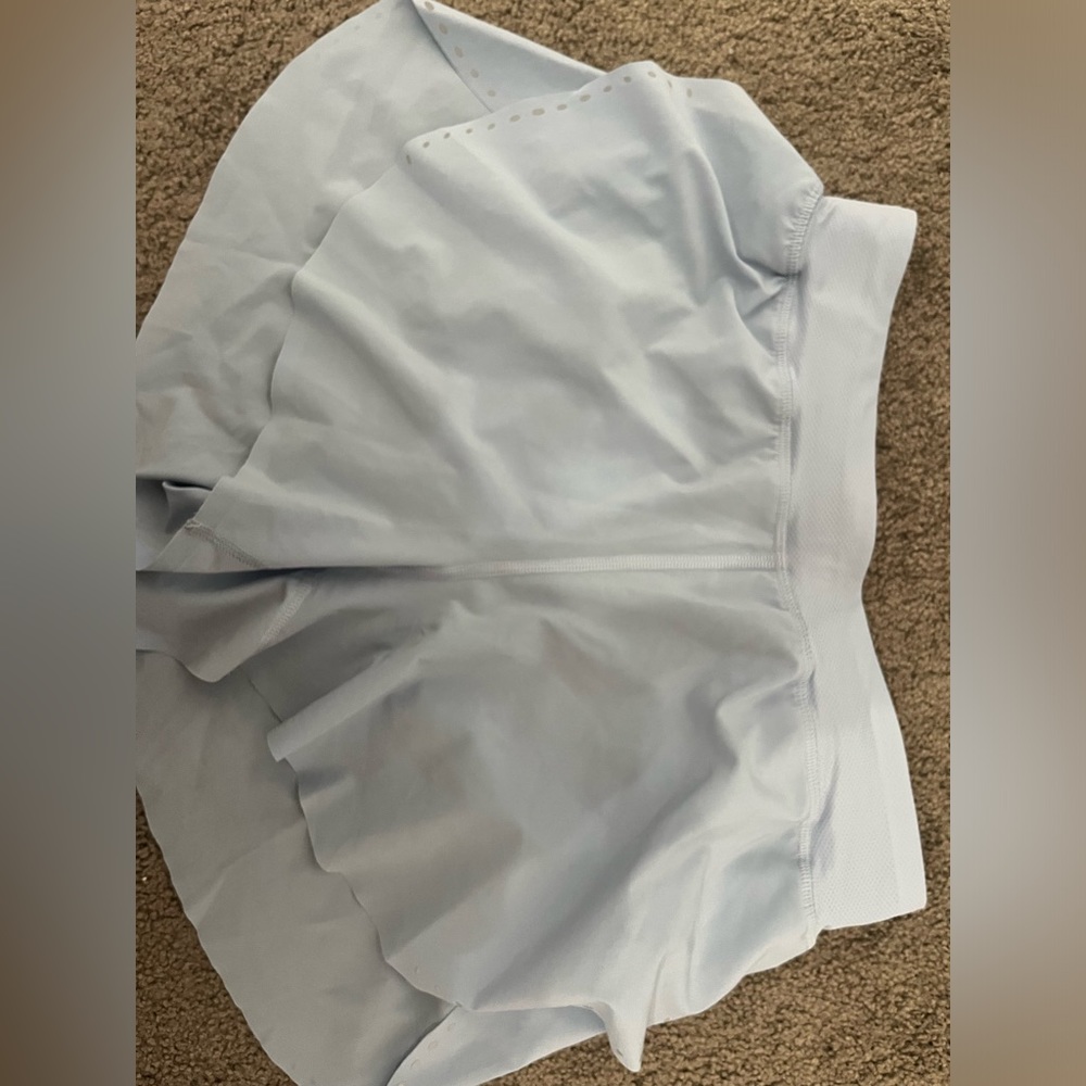Lululemon find your pace high rise 3” blue linen size 4